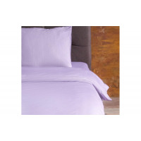 Пододеяльник Hotel Collection Cotton Stripe Plum-White U-TEK 
