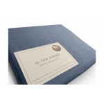 Простирадло натяжне U-TEK Cotton Melange Blue