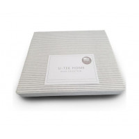 Простирадло натяжне U-TEK Cotton Stripe Grey 10