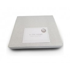 Простирадло натяжне U-TEK Cotton Stripe Grey 10