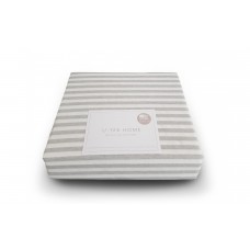 Простирадло натяжне U-TEK Cotton Stripe Grey 30
