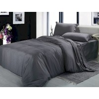 Простынь натяжная U-tek Home Sateen Iron Grey Stripe